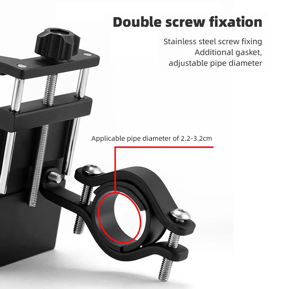 Bicycle Phone Holder 360° Rotation Aluminum Alloy MTB Bike Phone GPS Bracket Scooter Motorcycle Handlebar Mount Cell Phone Stand