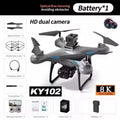 2026 Ky102 Drone 8k Hd Aerial Photography Dual Camera Brushless Quadcopter Obstacle Avoidance Optical Flow Aerial Rc Drone