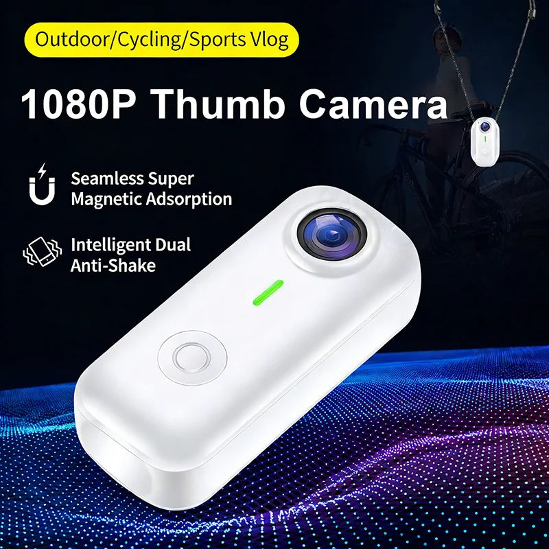 Magnetic Sports Camera 1080P Body Camera 2.4g Wireless Wifi Motorcycle Mini Action Body Video Vlog Cameras Helmet Recording