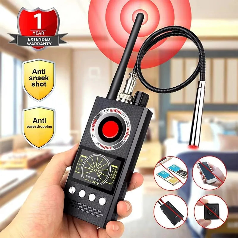 Spy gadgets Hidden Camera Detector K68 K18 Bug Scanner Security Protection RF Signal Car GPS Tracker Eavesdropping Device Finder