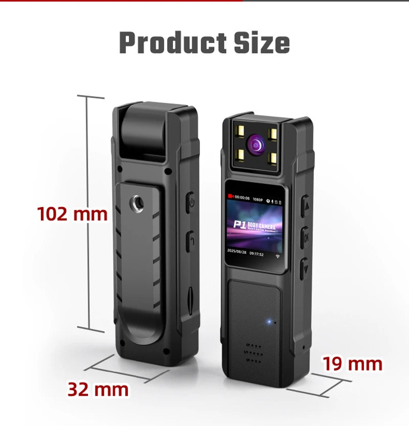 High Definition 1080p Video Recording Camera Outdoor Cycling Wifi Wireless Sports Shooting Convenient Vlog Recorder