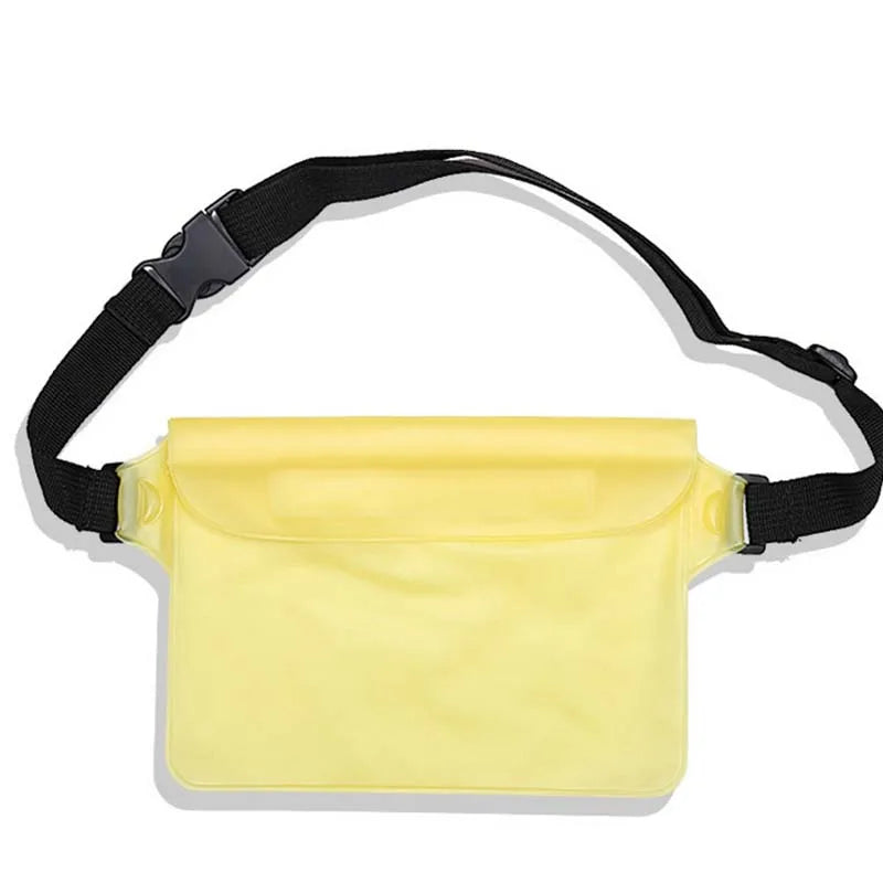 Waterproof Swimming Bag Ski Drift Diving Shoulder Waist Pack Bag Underwater Mobile Phone Bags Case Cover For Beach Boat Sports