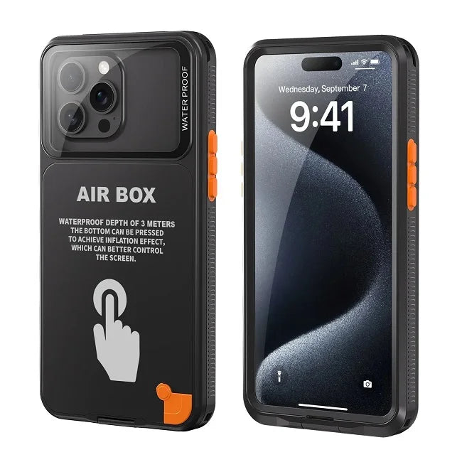 Swimming Diving Cover For iPhone 17 16 15 14 13 12 Pro Max IP68 Waterproof Sealed Phone Case Underwater Photography Touch Screen