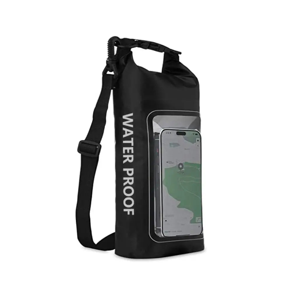2L Swimming Waterproof Bag 2-In-1 Dry Bag Swimming Storage Bag Touchable Screen PVC Mobile Phone Waterproof Bag Cell Phone