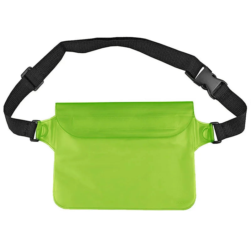 Waterproof Swimming Bag Ski Drift Diving Shoulder Waist Pack Bag Underwater Mobile Phone Bags Case Cover For Beach Boat Sports