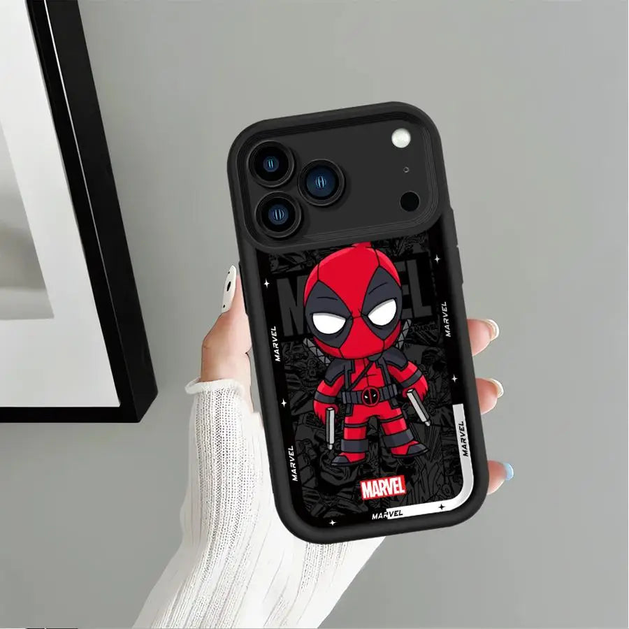Phone Cover Case for iPhone 16 15 Plus 13 17 Pro Max 14 Air 11 12 Pro Marvel Groot Ironman