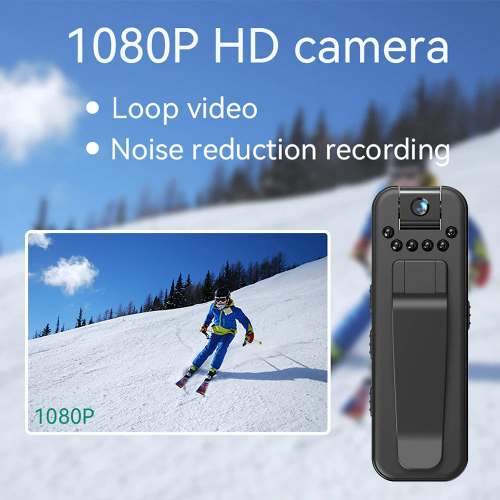 New 1080P HD Body Mini Camera Portable Small Digital Video Recorder Police BodyCam Infrared Night Vision Miniature Camcorder ﻿