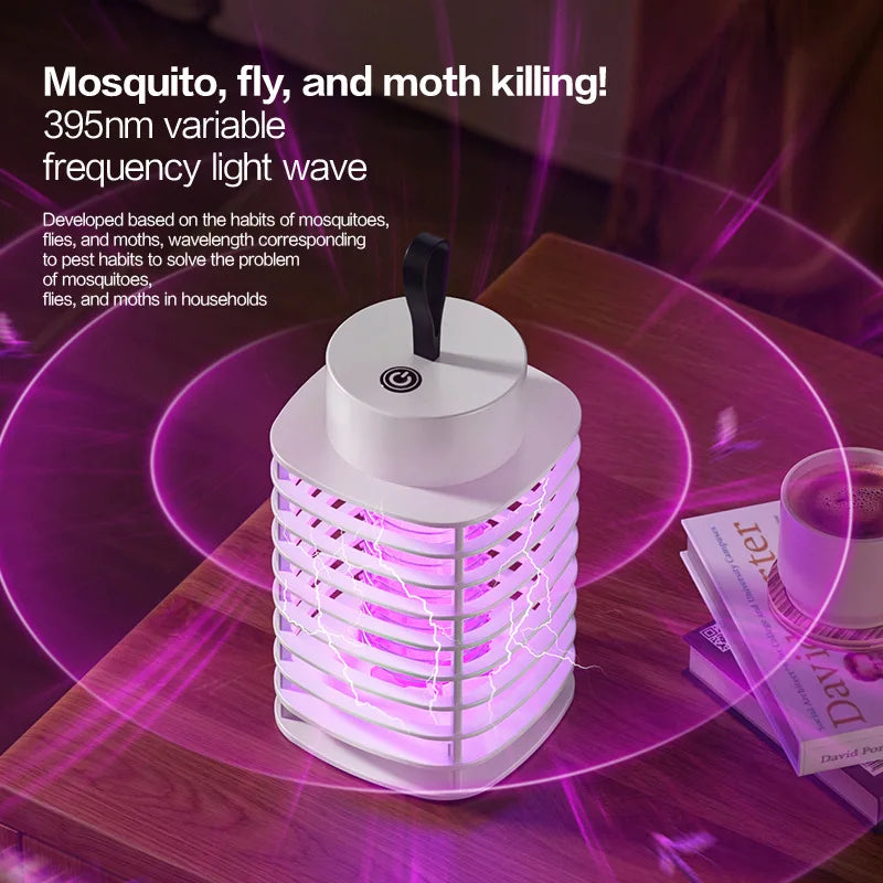 Mosquito Killer Electric Shock Mosquito Lamp USB Fly Trap Zapper Effective Repellent Bedroom Outdoor Anti Mosquito Trap