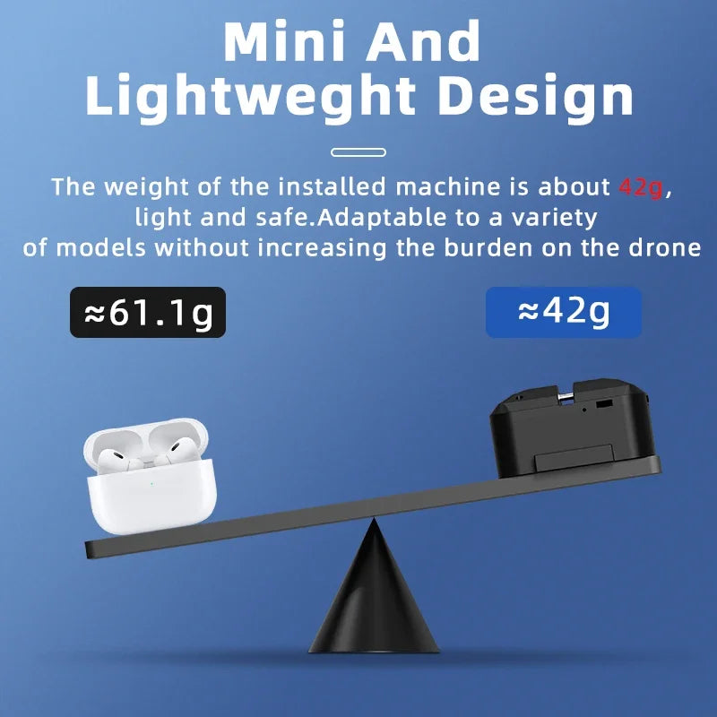 Airdrop System for DJI Avata 2/Mini 4 Pro/Air 3/Mini 3 Pro/Mavic 3 Pro/Mavic Pro Drone Thrower Fishing Life Rescue Send Gift