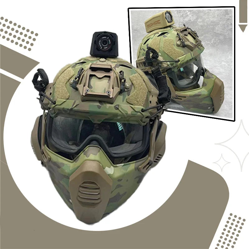 Tactical Helmet Camera 5 Megapixel Camera With Built-In Microphone Suitable Action Camera For Various Outdoor Extreme Adventures