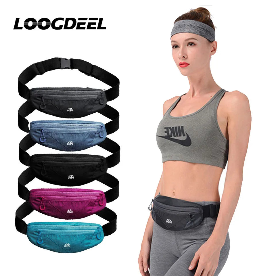 LOOGDEEL Fanny Pack Waterproof  7 "mobile Phone Bag Mini Outdoor Sports Running Hiking Invisible Waterproof For Men And Women