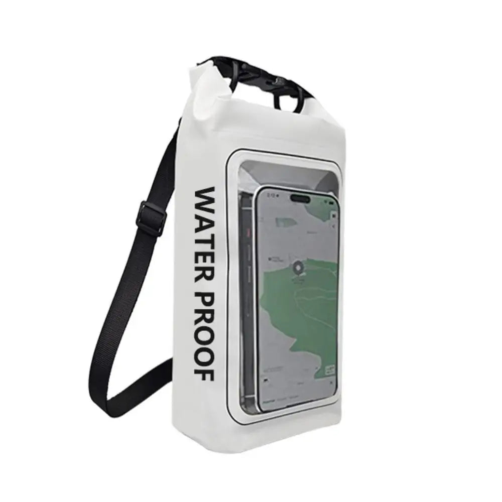 2L Swimming Waterproof Bag 2-In-1 Dry Bag Swimming Storage Bag Touchable Screen PVC Mobile Phone Waterproof Bag Cell Phone