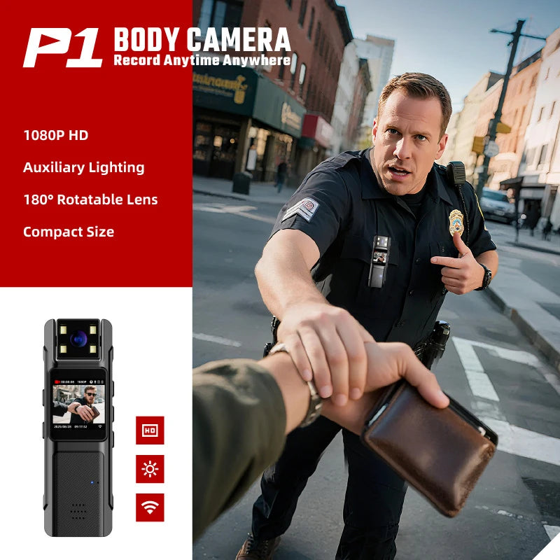High Definition 1080p Video Recording Camera Outdoor Cycling Wifi Wireless Sports Shooting Convenient Vlog Recorder