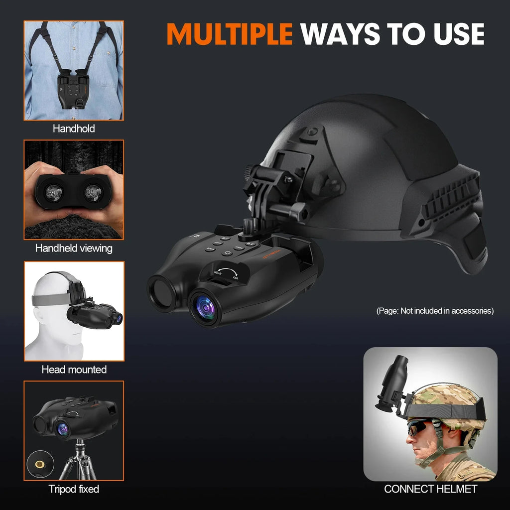 GTMEDIA N4 Infrared Night Vision Monocular with 5X Digital Zoom 1080P FHD 300m Night Vision Distance 7-levels IR Adjustable