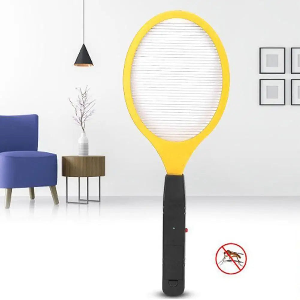 Mosquito Electric Racket Fly Swatter Fryer Flies Cordless Battery Power Bug Zapper Insects Kills Night Baby Sleep Protect Tools