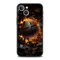 Football Sport Phone Case Cover for iPhone 15 14 13 12 Pro Max XR XS X 11 7 8 Plus SE 2020 13 Mini Silicone Soft Shell Capas Bag