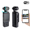 1080P Camera Vlog Camcorder Multi Axis Stabilization 270 Degree and 180 Degree Lens Rotation Multifunctional