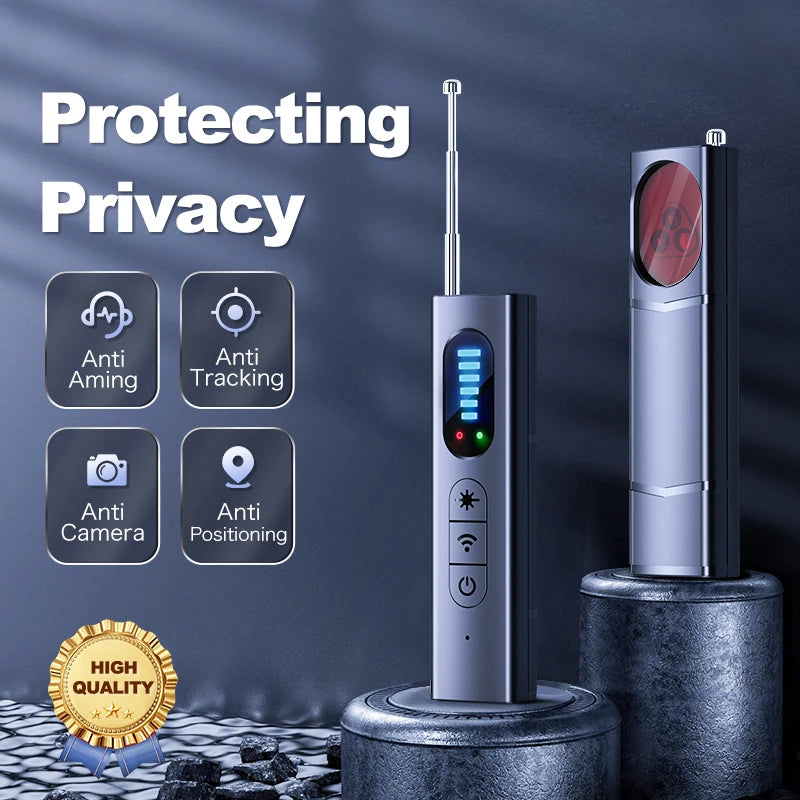 Wireless Camera Detector Anti-Spy Car GPS Tracker Listening Device Bug RF Wireless All Signal Scanner Gadget Security Protection