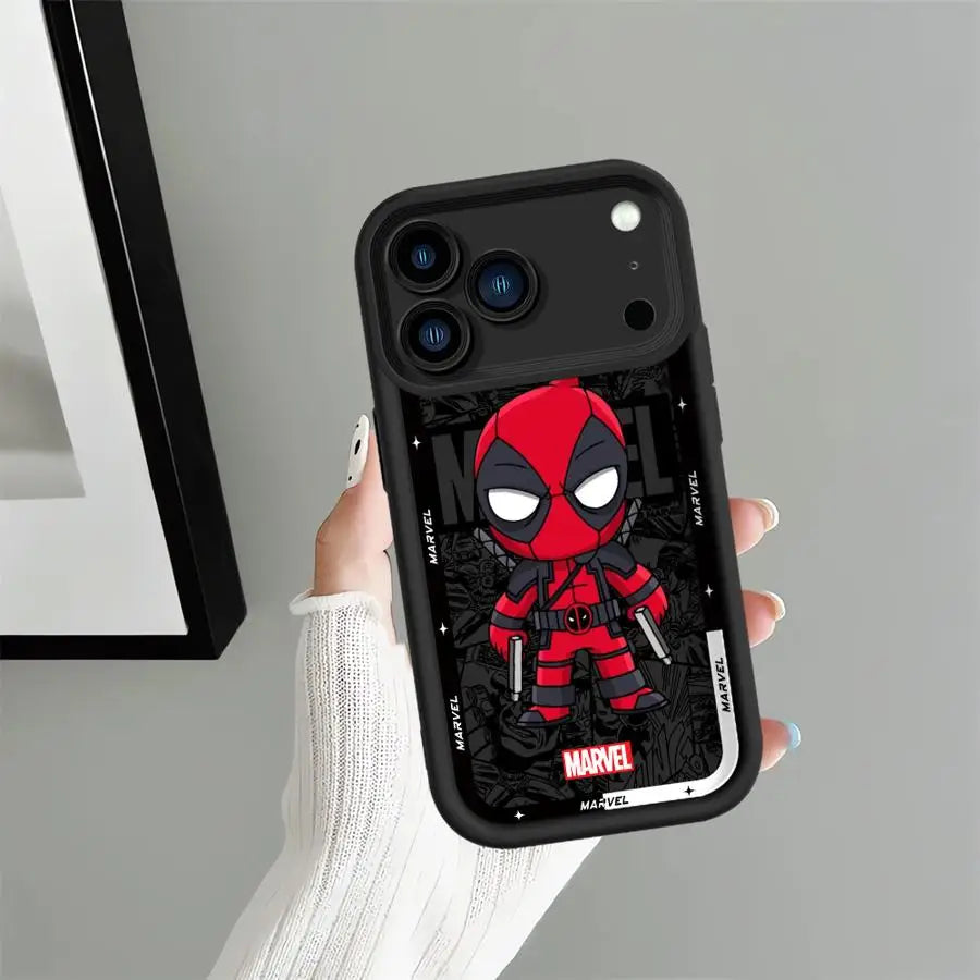 Phone Cover Case for iPhone 16 15 Plus 13 17 Pro Max 14 Air 11 12 Pro Marvel Groot Ironman