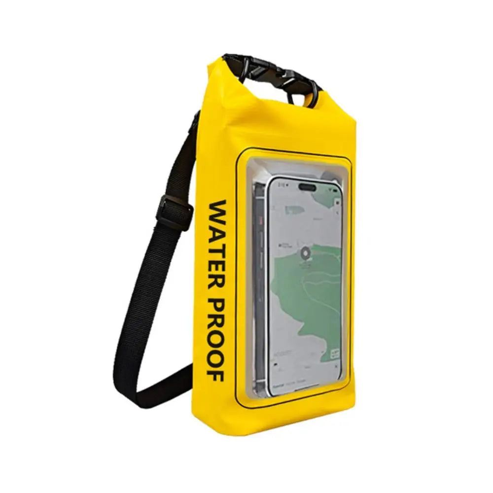 2L Swimming Waterproof Bag 2-In-1 Dry Bag Swimming Storage Bag Touchable Screen PVC Mobile Phone Waterproof Bag Cell Phone