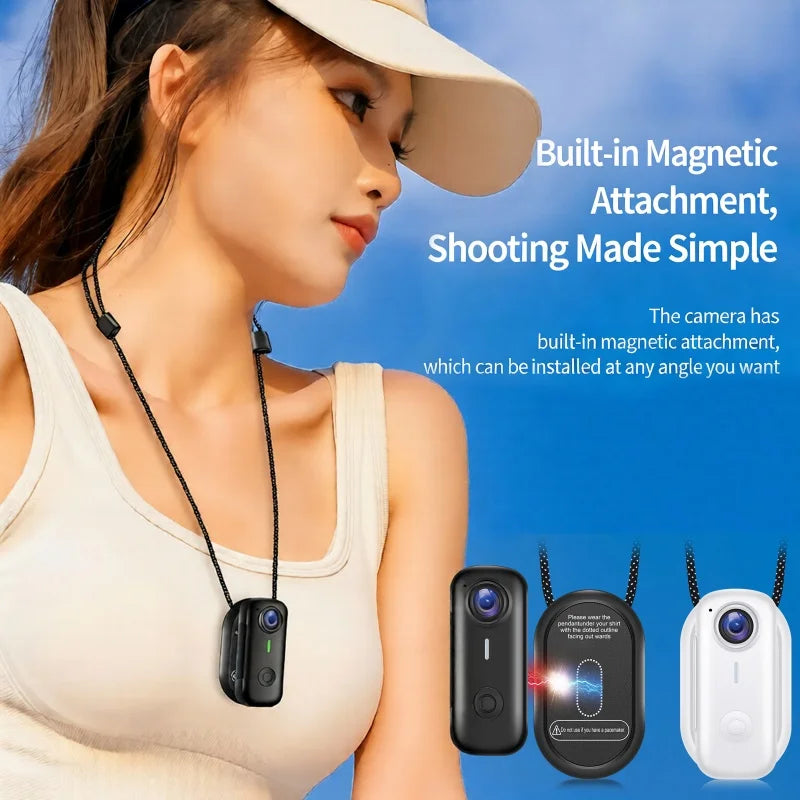 Magnetic Sports Camera 1080P Body Camera 2.4g Wireless Wifi Motorcycle Mini Action Body Video Vlog Cameras Helmet Recording