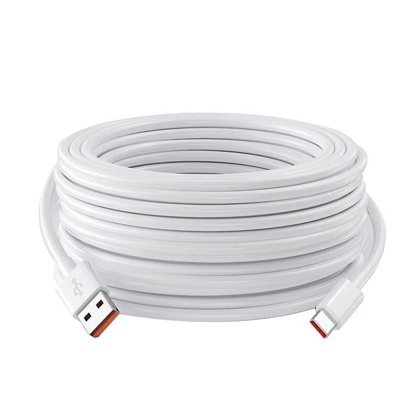Ultra Long USB To Type C Cable For Xiaomi Redmi Huawei Mobile Phones Charging Cable Equipment VR Camera 2M 3M 5M 8M 10M 12M 14M